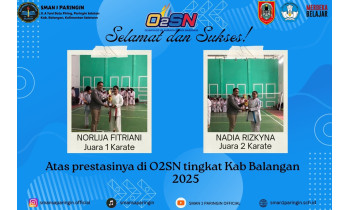 Prestasi Gemilang! Siswa SMAN 1 Paringin Juara di O2SN Kabupaten Balangan 2025