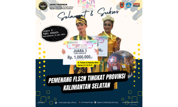 Juara 3 TARI KREASI pada FLS2N Tingkat Provinsi