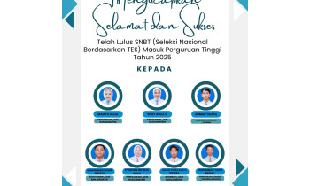 Prestasi Membanggakan! Siswa SMAN 1 Paringin Lolos SNBT Masuk Perguruan Tinggi Negeri Tahun 2025