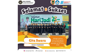 Paduan Suara SMAN 1 Paringin Sukses Menjadi Bagian dari Peringatan Hari Jadi Kabupaten Balangan ke-23 Tahun 2026