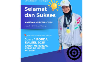 Juara 1 POPDA Kalsel 2025 di Cabor Menembak