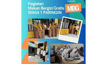 Makan Bergizi Gratis (MBG) SMAN 1 Paringin Tahun 2025